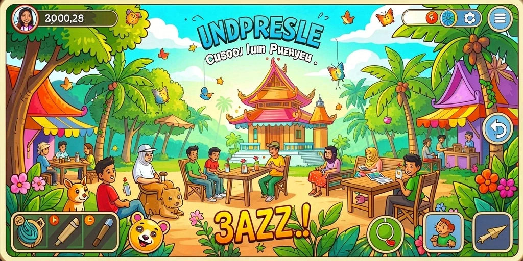 senior4d - Tampilan menu permainan yang mudah digunakan dan menarik.