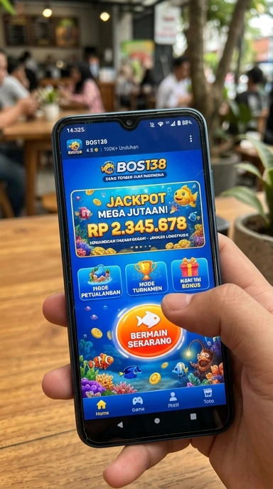 Layar utama bos138 — antarmuka bersih setelah instalasi